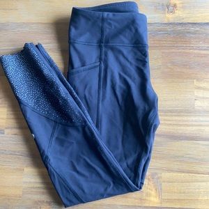 Lululemon Reflective Bottom Leggings